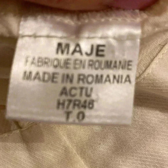 Maje ivory dress size 0 - Picture 6 of 7